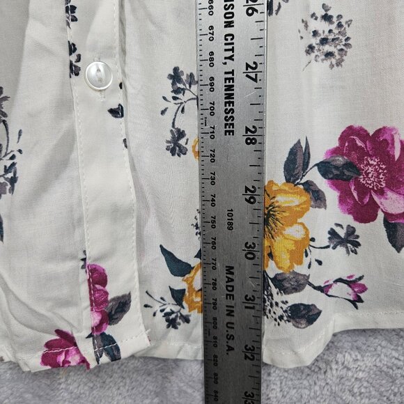 NWT Torrid peasant blouse women 14 Floral Peplum Peasant Career Office boho - Picture 10 of 12